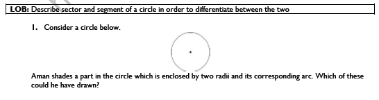 Cbse Class 10 Mathematics Area Related To Circle Worksheet Set D 1717